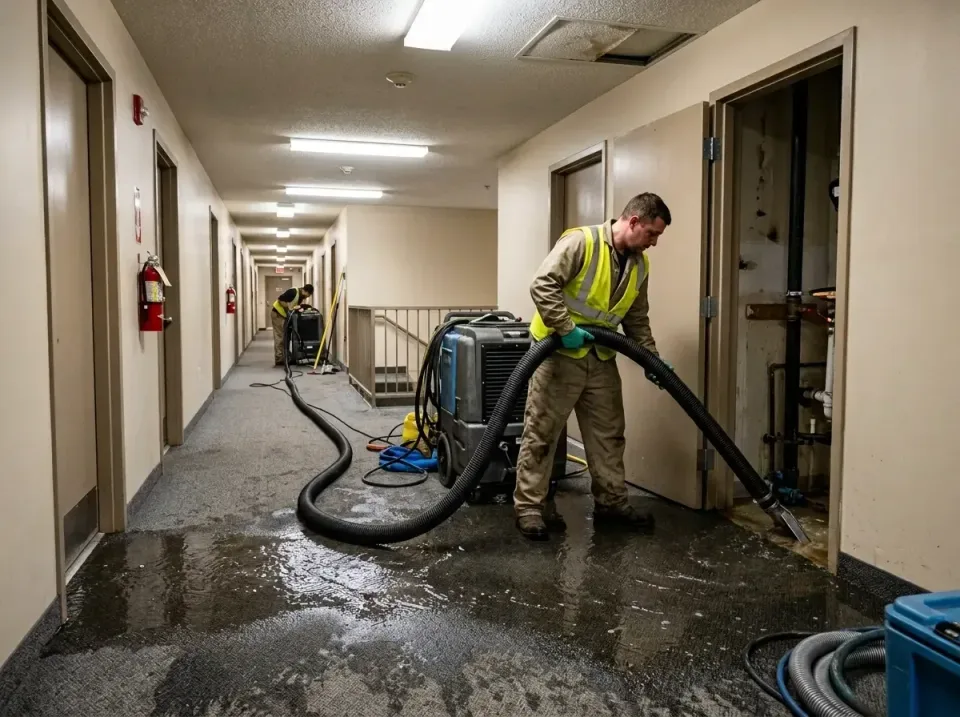 multi-unit-apartment-hallway-f-005 — frequently asked questions, Emergency Burst Pipe Water Extraction & Removal in Orangetr…